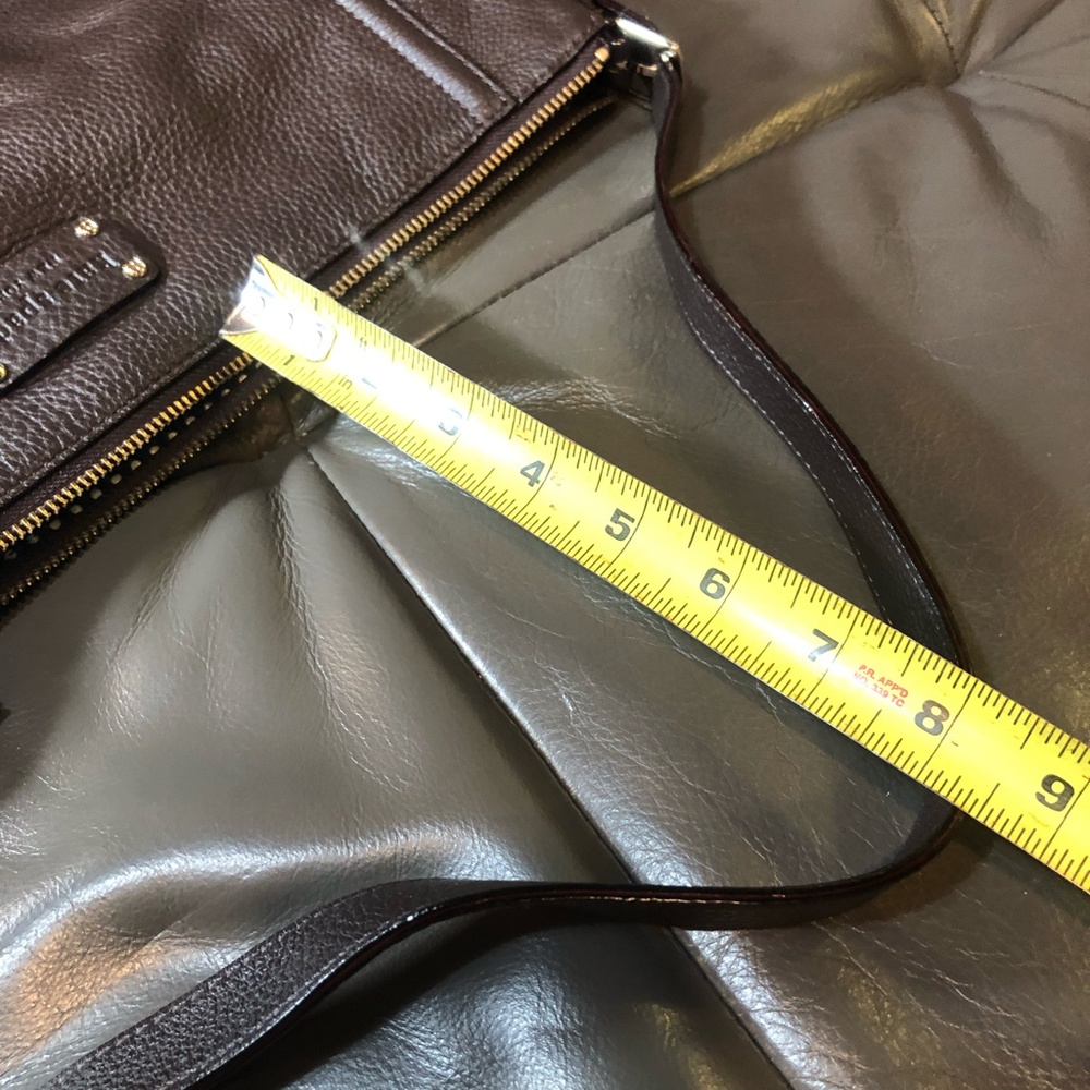 Kate Spade || NWOT || Dark Brown Large Shoulder Bag w/ Dustbag - Picture 8 of 13
